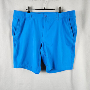 Under Armour UA Golf Drive Shorts 9" Mens Size 40 Blue Taper 1384467